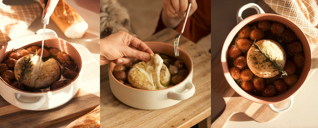 Tuscan Roasted Grapes & Brie