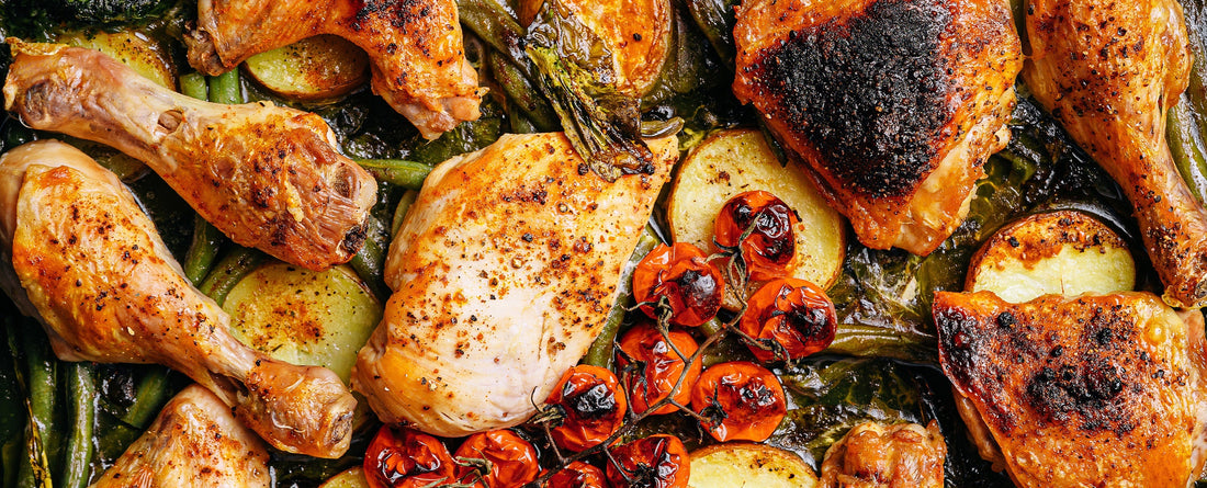 Sheet Pan Tuscan Rosemary Chicken