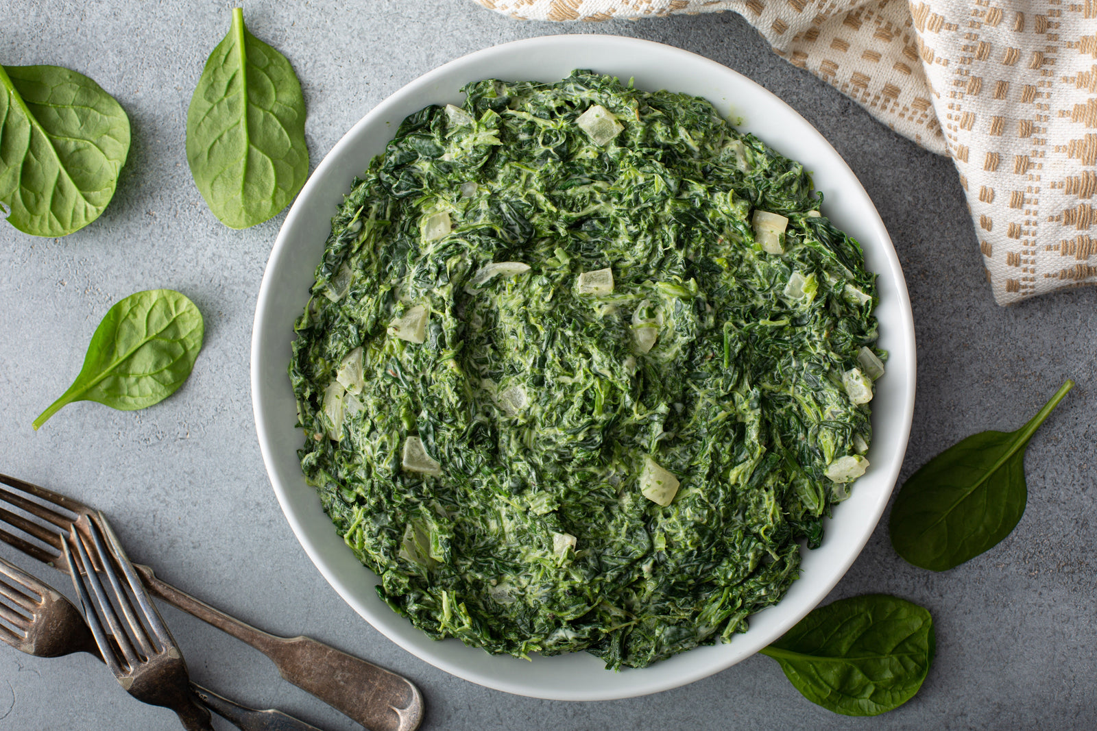 Italian-Style Creamed Spinach