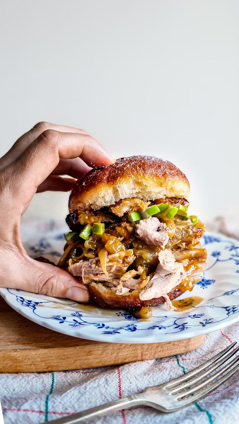 Coffee Rubbed Pulled Pork Sandwich
