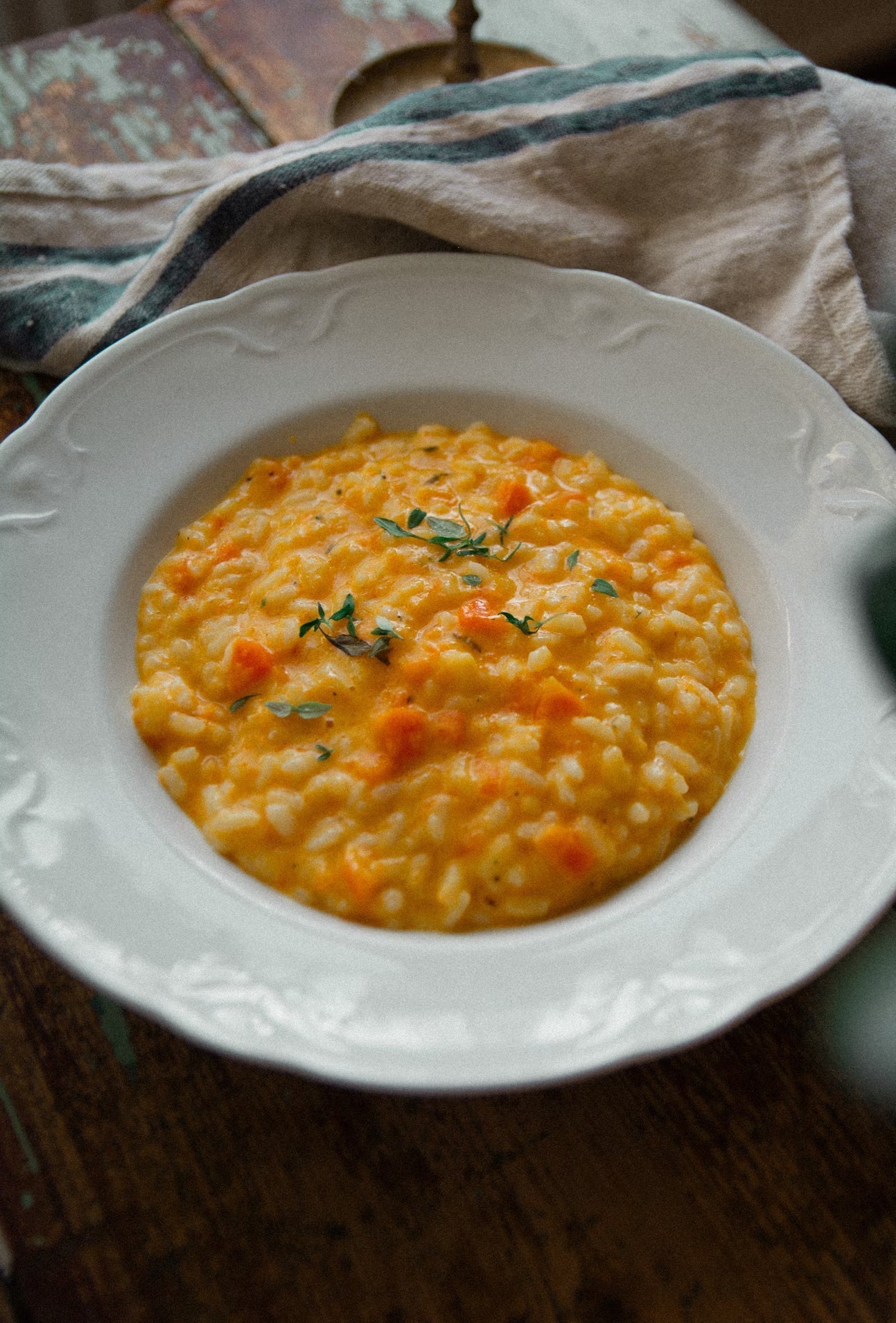 Orange Ginger Carrot Risotto