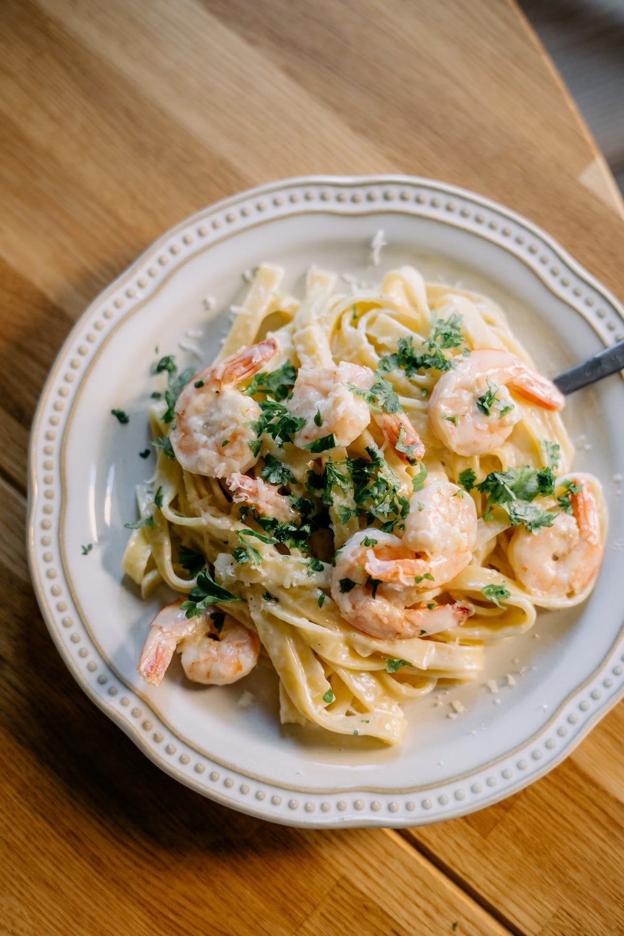 Shrimp Scampi Linguine