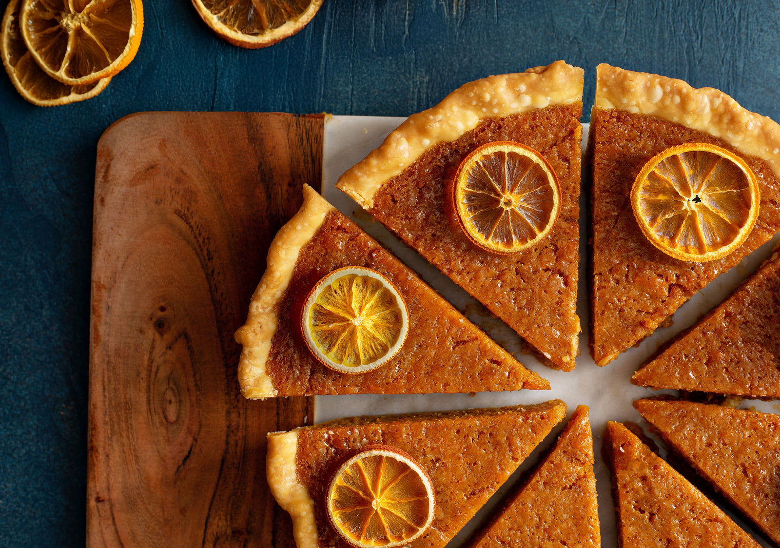Orange & Honey Mediterranean Sweet Potato Pie