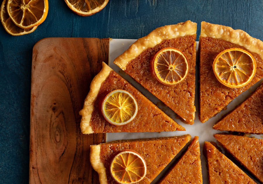 Orange & Honey Mediterranean Sweet Potato Pie