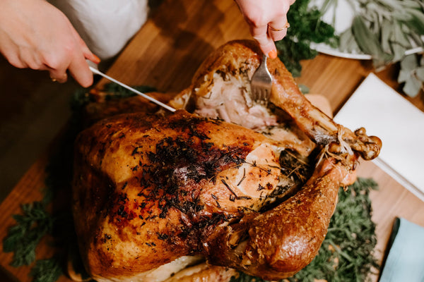 Roasted Turkey with Sausage Stuffing